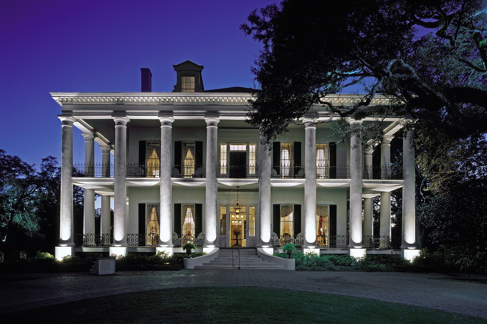 Dunleith Historic Inn Sunset