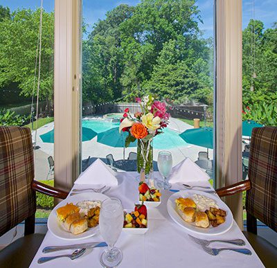 Breakfast Served Poolside
